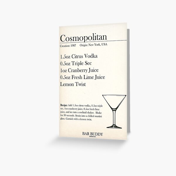 Cosmopolitan Time Wall Clock Cosmo Cocktail Vodka Lemon Liquor Martini New 10" 