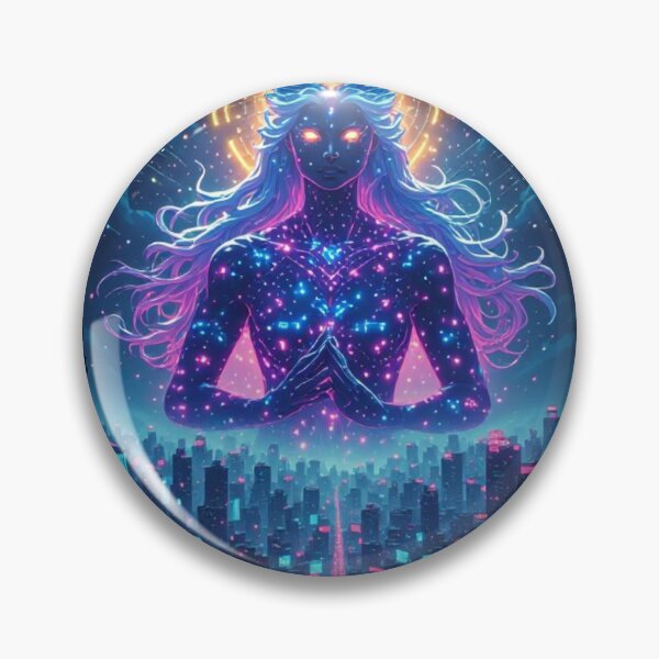Item preview, Neon Ascendant: Digital Goddess designed and sold by halibutgoatramb.