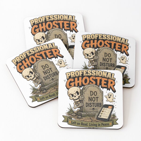 Item preview, Professional Ghoster Funny Skeleton Left on Read Introvert T-Shirt designed and sold by Ecocrushstudio.
