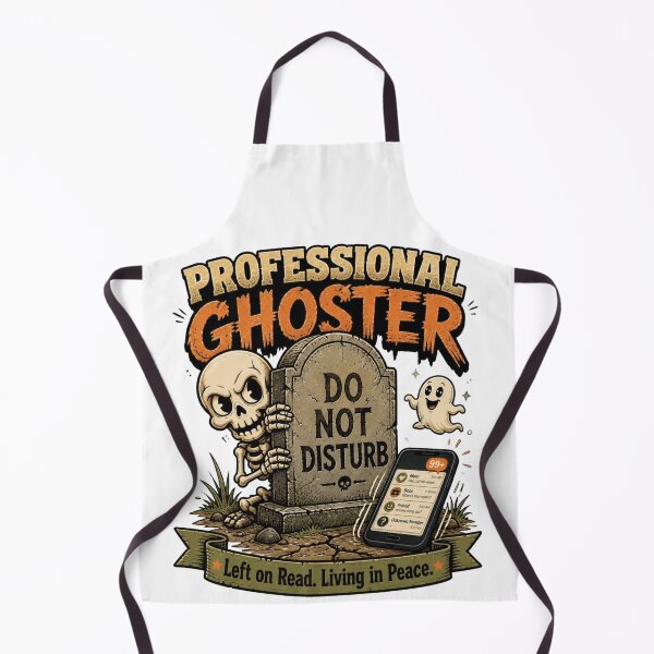 Item preview, Professional Ghoster Funny Skeleton Left on Read Introvert T-Shirt designed and sold by Ecocrushstudio.