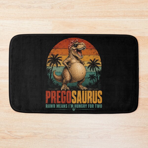 Item preview, Pregosaurus – Funny Pregnant Dinosaur Mom designed and sold by THREE LITTLE BEANS.