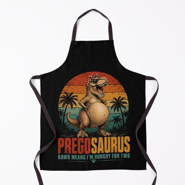 Item preview, Pregosaurus – Funny Pregnant Dinosaur Mom designed and sold by THREE LITTLE BEANS.