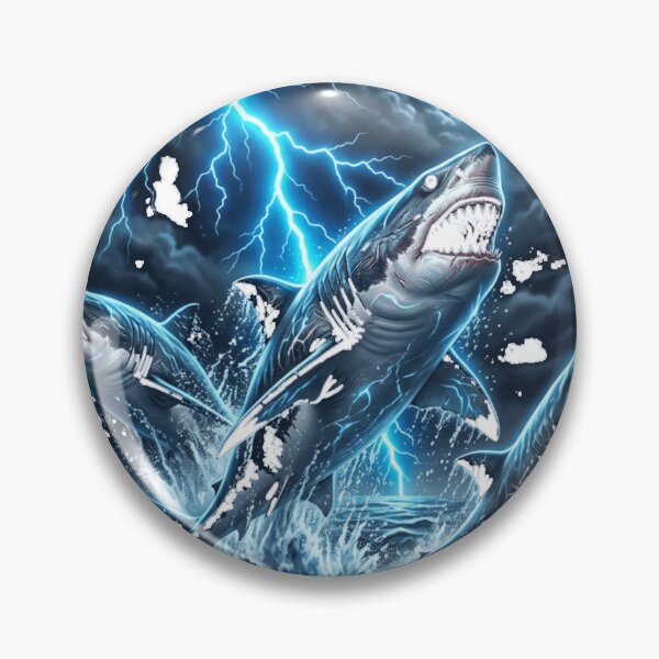Item preview, Storm Sharks Ocean Lightning designed and sold by Odd Culture Supply.