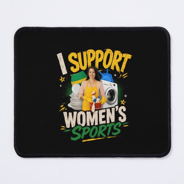 Item preview, I Support Women's Sports Feminist Empowerment Activist designed and sold by SkeletonsDanger.