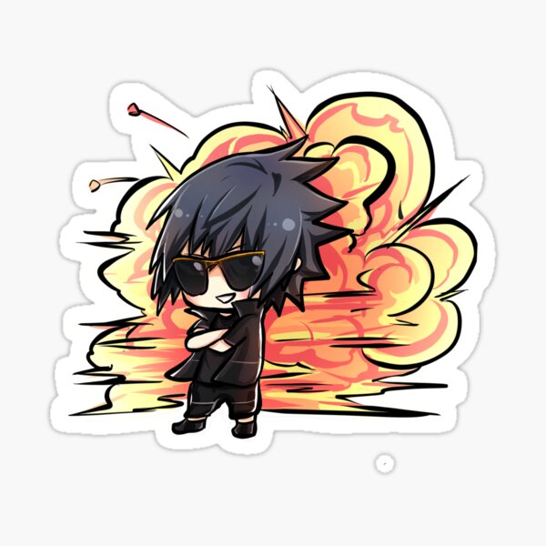 Vista previa del artículo con la obra «Chibi Noctis», diseñado y vendido por ladyhero.