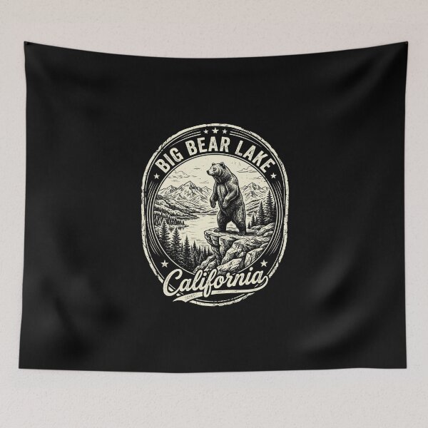Item preview,  Big Bear Lake California Vintage Trave designed and sold by dudelinart.