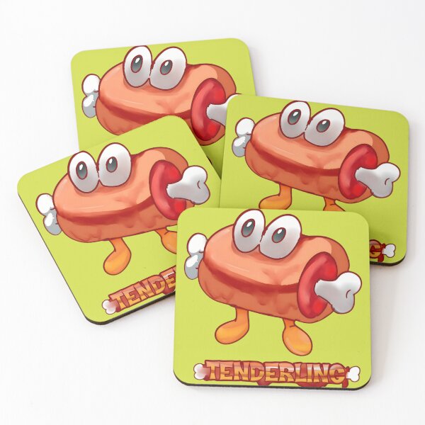 Item preview, Tenderling Cute Retro Meat Character designed and sold by Creaturesinzo.