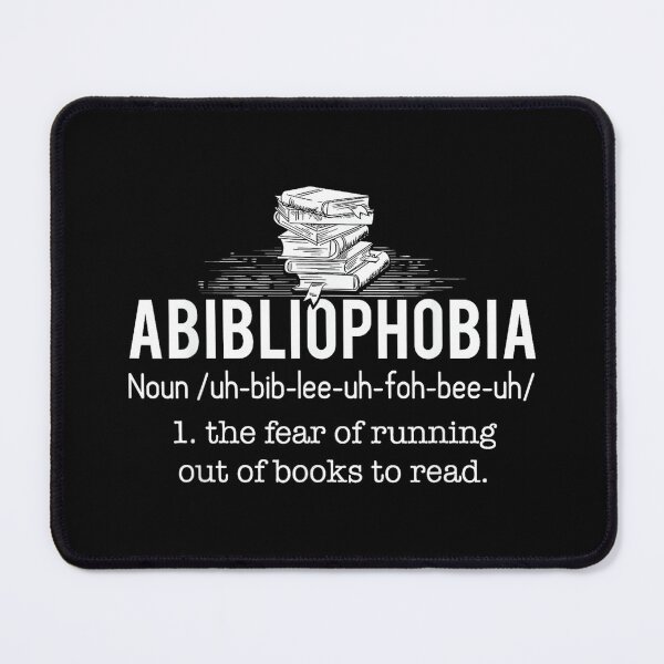 Item preview, Abibliophobia - Funny Reading Bookworm Reader Gift designed and sold by CherylCGarrison.