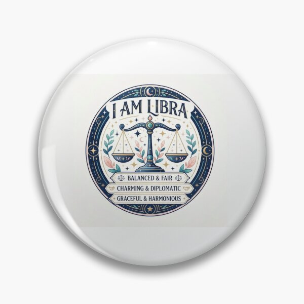 Item preview, I Am Libra Zodiac Sign Balanced and Fair Astrology Art designed and sold by PrintableArt123.