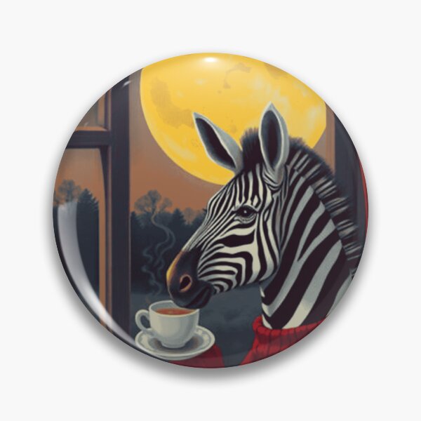 Item preview, Zebra Cozy Tea Night designed and sold by ArtisticWild.