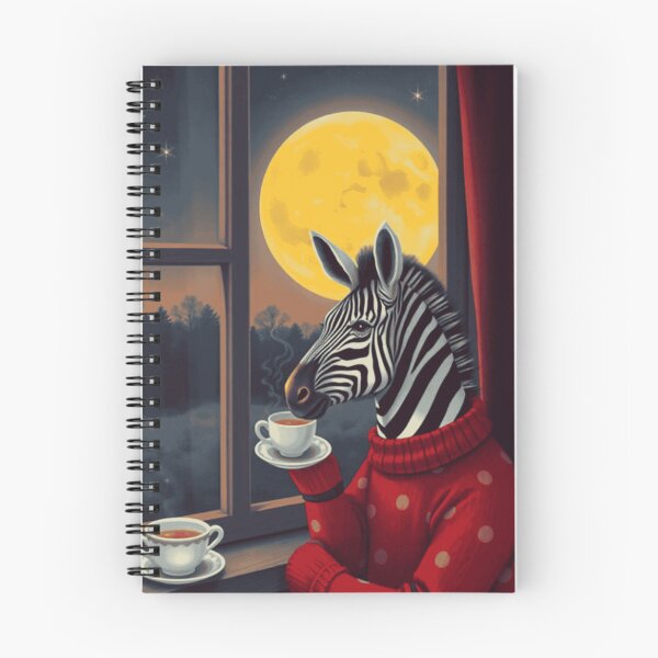 Item preview, Zebra Cozy Tea Night designed and sold by ArtisticWild.