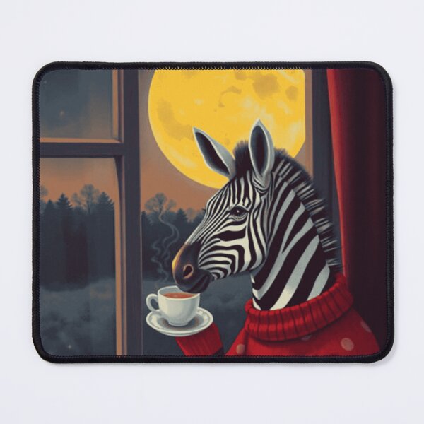 Item preview, Zebra Cozy Tea Night designed and sold by ArtisticWild.