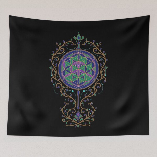 Item preview, Spirituality Sacred Geometry Lotus Flower Zen designed and sold by LuminOrb.