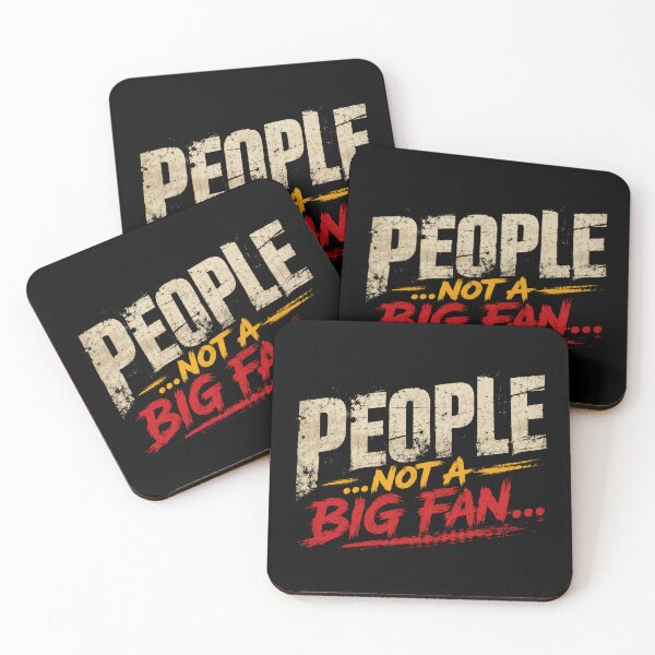 Item preview, People Not A Big Fan Introvert Misanthrope Anti Social People Hater Humor designed and sold by SkeletonsDanger.