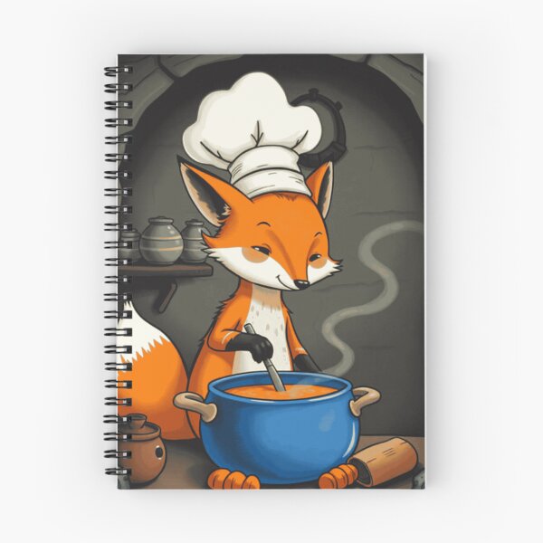 Item preview, Chef Fox Cooking Soup designed and sold by ArtisticWild.