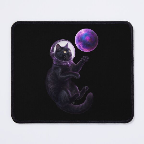 Item preview, Black Cat Astronaut | Space Explorer Feline #2 designed and sold by Joammiyon.