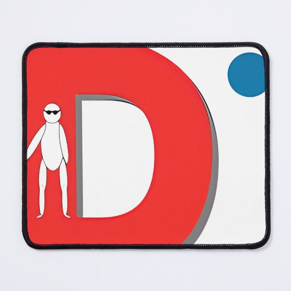 Item preview, Red D Minimal designed and sold by BlindVibeArt.
