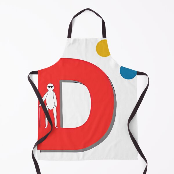Item preview, Red D Minimal designed and sold by BlindVibeArt.