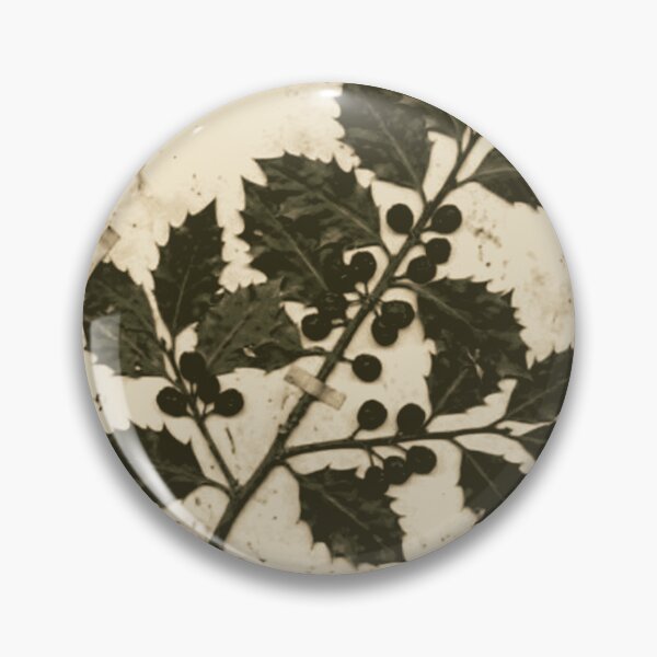 Item preview, Vintage Holly Botanical Press designed and sold by MythosBotany.