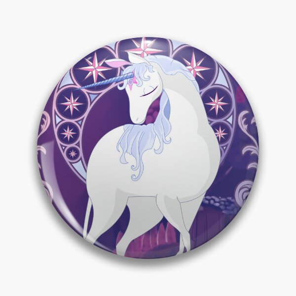 Item preview, The Last Unicorn - Art Nouveau - Purple Frame designed and sold by nubedetormenta.