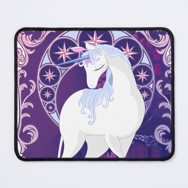 Item preview, The Last Unicorn - Art Nouveau - Purple Frame designed and sold by nubedetormenta.