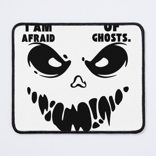 Item preview, I Am Afraid of Ghosts Boo Funny Halloween Ghost T-Shirt Design designed and sold by Wirath Shop.