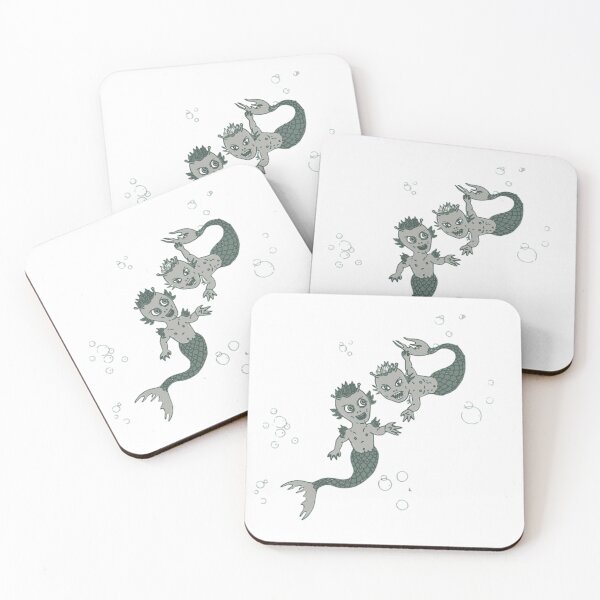 Item preview, Deep Sea Creature Mermaids designed and sold by MythosBotany.