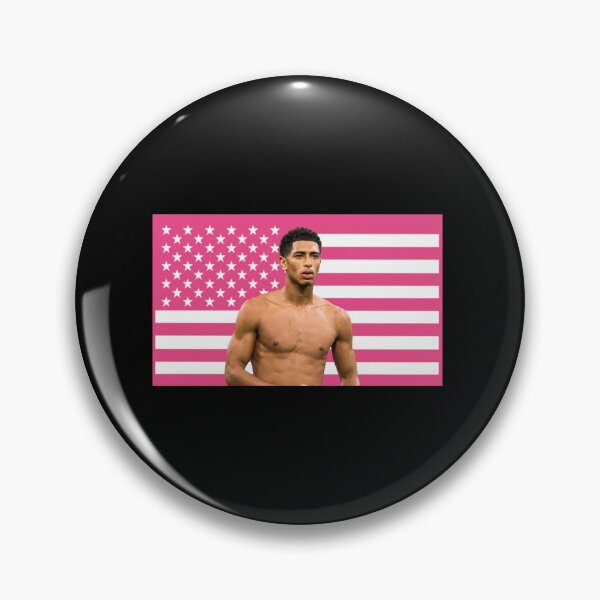 Item preview, Jude Bellingham Shirtless Pink Flag designed and sold by chibichibii.