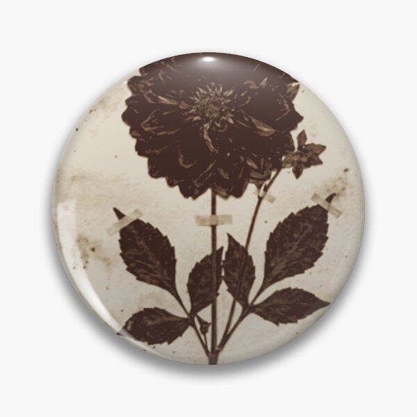 Item preview, Vintage Pressed Dahlia Flower designed and sold by MythosBotany.