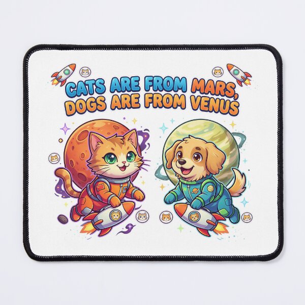 Item preview, cats are from mars dogs are from venus designed and sold by CornershopTee.