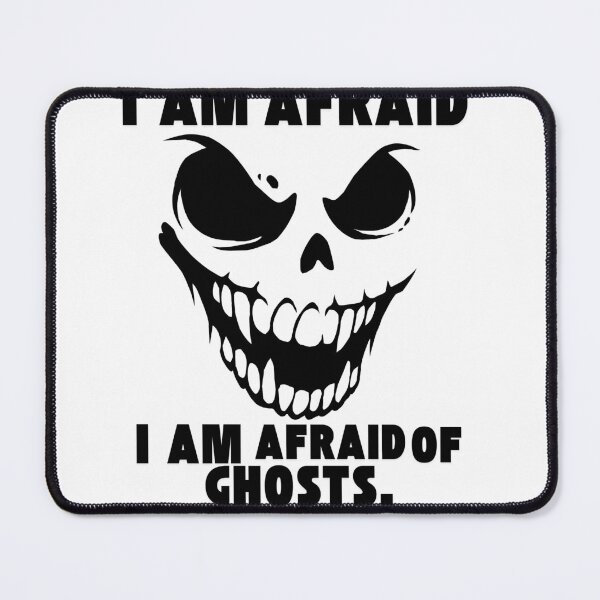 Item preview, I Am Afraid of Ghosts Boo Funny Halloween Ghost T-Shirt Design designed and sold by Wirath Shop.