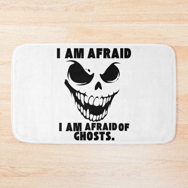 Item preview, I Am Afraid of Ghosts Boo Funny Halloween Ghost T-Shirt Design designed and sold by Wirath Shop.