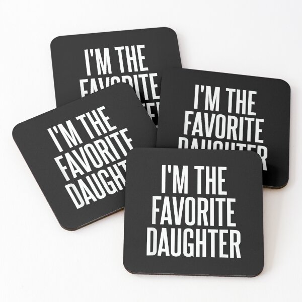 Item preview, Family Favorites Gifts & more I'm The Favorite Daughter - Unisex-Adults & Kids - Black - Small - Short Sleeve - Cotton Blend, Polyester - Humorous - Fun - Novelty designed and sold by CherylCGarrison.