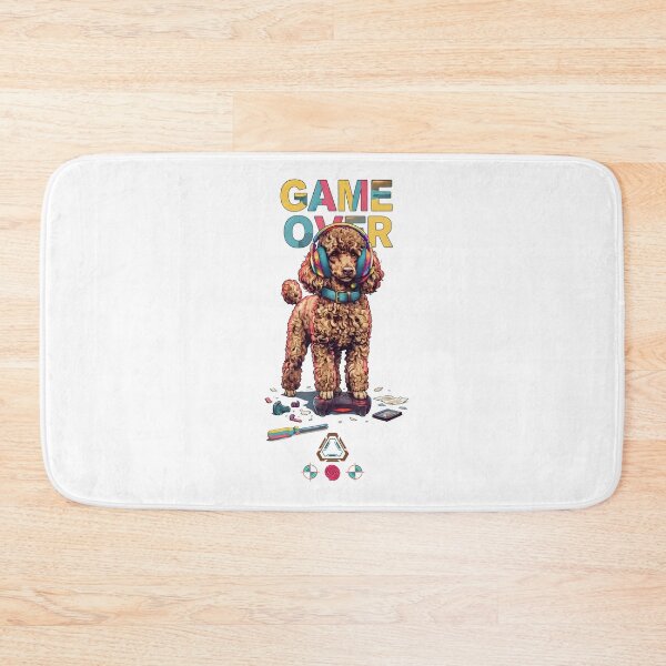 Item preview, ? Game Over — Poodle Edition designed and sold by m-yoga-store.