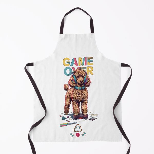 Item preview, ? Game Over — Poodle Edition designed and sold by m-yoga-store.