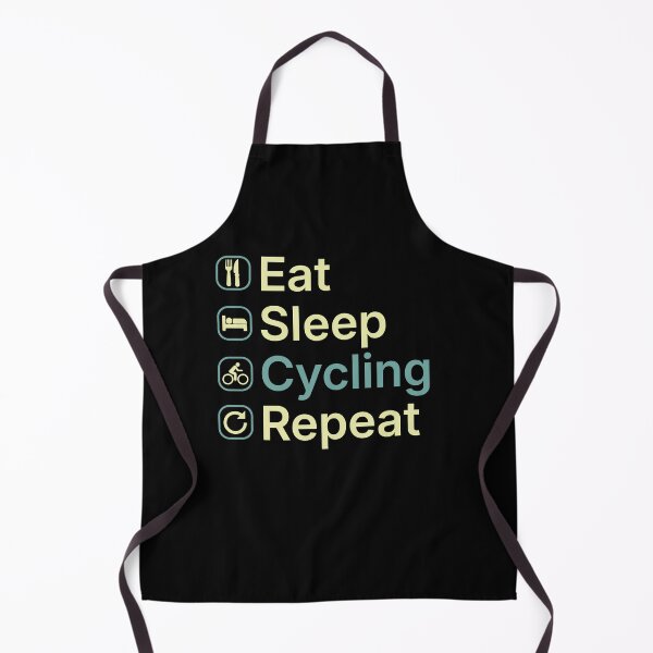 Item preview, Eat Sleep Cycling Repeat Funny Cyclist Gift designed and sold by clickbongski.