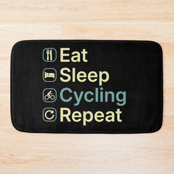 Item preview, Eat Sleep Cycling Repeat Funny Cyclist Gift designed and sold by clickbongski.