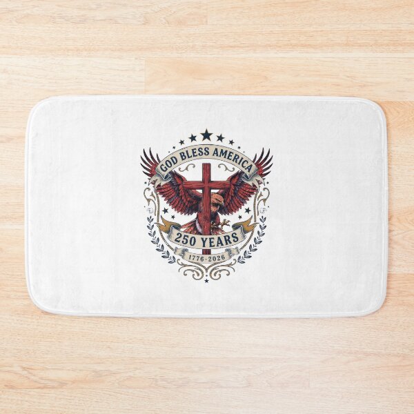 Item preview, God Bless America Eagle Cross 250 Years 1776-2026 Patriotic Semiquincentennial V6  designed and sold by DarylWelsh2024.