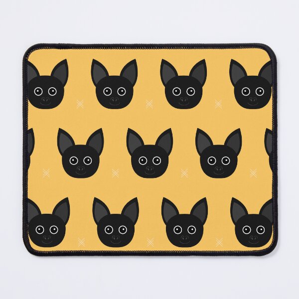 Item preview, Bat heads on yellow designed and sold by reneesillus.