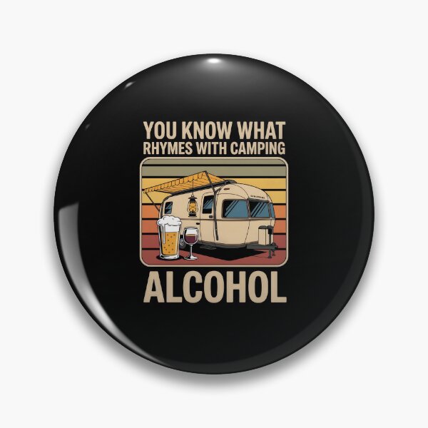 Item preview, Camping Rhymes With Alcohol RV Sunset designed and sold by PaulaWo.