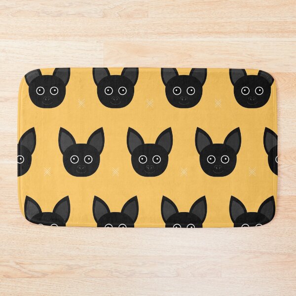 Item preview, Bat heads on yellow designed and sold by reneesillus.