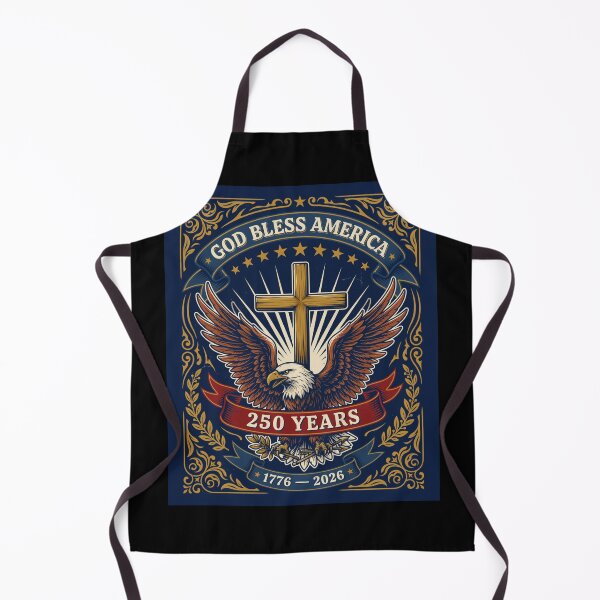 Item preview, God Bless America Eagle Cross 250 Years 1776-2026 Patriotic Semiquincentennial V7 designed and sold by DarylWelsh2024.