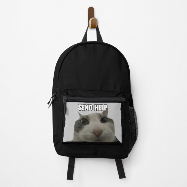 Item preview, Cat Meme 'SEND HELP' designed and sold by Late Theory.