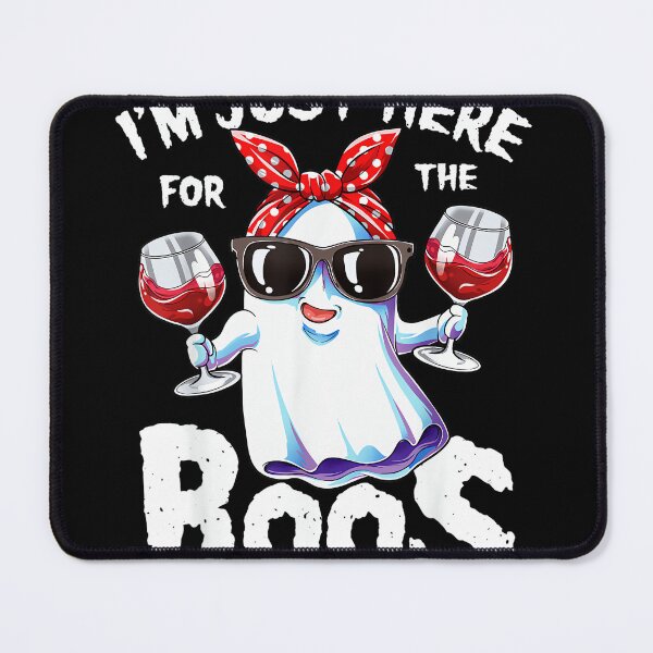 Item preview, I'm Just Here for The Boos Halloween Women Ghost Cute Funny designed and sold by CherylCGarrison.