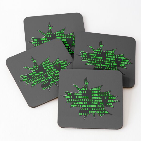Item preview, Matrix Code Breaking Through | Digital Glitch Illusion Design designed and sold by Fun Funky Designs.