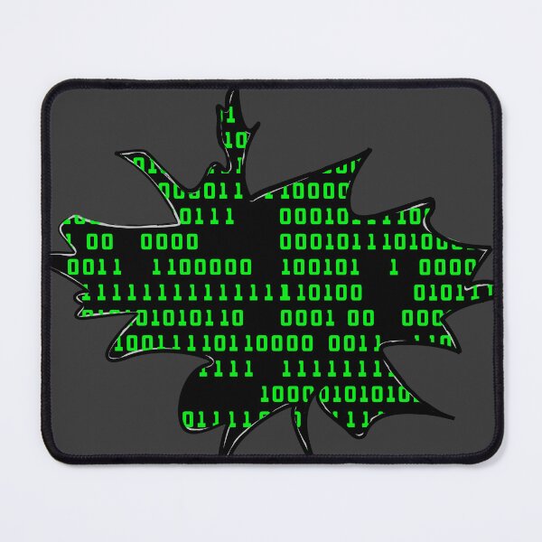 Item preview, Matrix Code Breaking Through | Digital Glitch Illusion Design designed and sold by Fun Funky Designs.