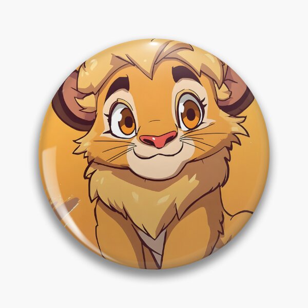 Item preview, Cute Kawaii Lion Cub Sticker | Adorable Cartoon Baby Lion Illustration designed and sold by dreamz-world.
