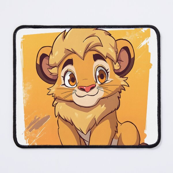 Item preview, Cute Kawaii Lion Cub Sticker | Adorable Cartoon Baby Lion Illustration designed and sold by dreamz-world.