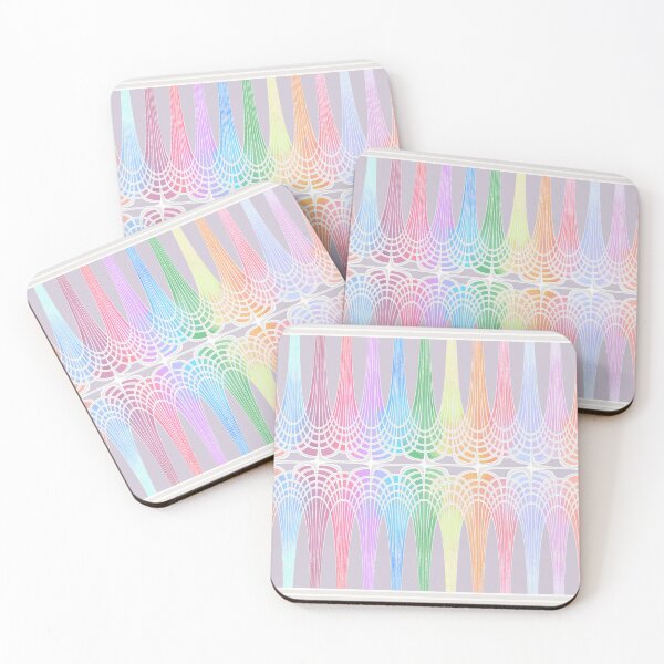 Item preview, Pastel Abstract Feather Stripes  designed and sold by JaygiesDesign.
