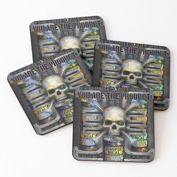 Item preview, If It's Free You Are The Product - Dystopian Grimdark Art designed and sold by Carpediemdeluxe.